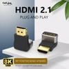 Cổng chuyển HDMI to HDMI chuyển đổi male sang female vuông góc 90 độ 8K