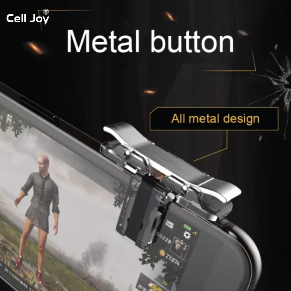 Gâchette Mobile à Visser Pour Smartphone - Compatible PUBG, Call Of Duty, Free Fire