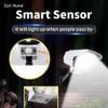 Đèn trụ cổng năng lượng mặt trời LED hình camera chống trộm