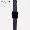 Dây da Charles Nappa Xanh cho Apple Watch size nam (42/44/45mm) - Adapter màu đen