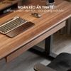 Ngăn kéo ẩn dưới bàn làm việc công thái học, ngăn kéo gỗ cao cấp, khay lưu trữ bàn học tiện lợi