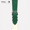 Dây da Charles Nappa Xanh Lá Kem cho Apple Watch size nam (42/44/45mm) - Adapter màu đen