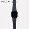 Dây da Charles Nappa Xanh cho Apple Watch size nữ (38/40/41mm) - Adapter màu bạc