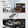 Hub Type C cho Macbook 11in1 chuyển đổi Type-C to HDMI 4K/ VGA/USB3.0/PD/RJ45/SD/TF Card/3.5mm AUX