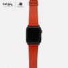 Dây da Charles Nappa Cam cho Apple Watch size nữ (38/40/41mm) - Adapter màu bạc