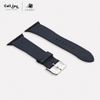 Dây da Charles Nappa Xanh cho Apple Watch size nam (42/44/45mm) - Adapter màu đen