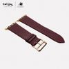 Dây da Charles Nappa Mận cho Apple Watch size nữ (38/40/41mm) - Adapter màu bạc