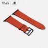 Dây da đồng hồ Apple Watch Nappa Cam Series 1/2/3/4/5/6 chính hãng cao cấp
