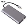 Hub Type C cho Macbook 11in1 chuyển đổi Type-C to HDMI 4K/ VGA/USB3.0/PD/RJ45/SD/TF Card/3.5mm AUX