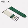 Dây da Charles Nappa Xanh Lá Kem cho Apple Watch size nữ (38/40/41mm) - Adapter màu bạc