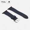 Dây da Charles Nappa Xanh cho Apple Watch size nữ (38/40/41mm) - Adapter màu bạc