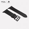 Dây da Charles Nappa Đen cho Apple Watch size nam (42/44/45mm) - Adapter màu đen
