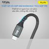 Cáp Type C to Type C TUTi chuẩn USB4 40Gbps dài 2m 8K Display 40W tương thích Thunderbolt 3/4 xuất hình ảnh truyền dữ liệu sạc nhanh