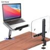 Giá đỡ laptop, iPad, máy tính bảng gắn cạnh bàn xoay 360 độ đa năng