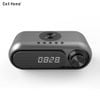 Đồng hồ báo thức để bàn WD-300 LED loa bluetooth tuỳ chỉnh âm Bass đế sạc không dây 10W tích hợp Radio FM