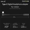 Type-C to 3.5mm Headphone Jack chuyển đổi Plextone Chính hãng tối ưu chơi Game Mobile