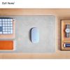 Tấm lót bàn làm việc bằng da mặt dưới lót gỗ Cork chống trượt Cell Home (Medium/Xám nhạt)