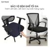 Bọc ghế văn phòng bọc đệm ghế siêu mềm co giãn thoáng khí chống bụi bẩn dễ dàng vệ sinh