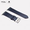 Dây da Charles Nappa Xanh Navy cho Apple Watch size nam (42/44/45mm) - Adapter màu đen