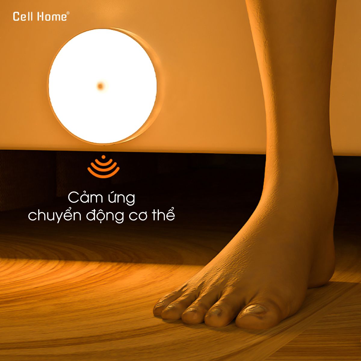 Đèn LED cảm biến chuyển động thông minh, sạc USB tiện lợi cho mọi khôn ...