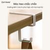 Móc gắn bàn treo đồ túi xách gắn cạnh bàn, gắn cánh cửa tiện lợi không cần dán