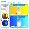 Đèn bắt muỗi gắn tường LED UV siêu nhỏ gọn không hóa chất