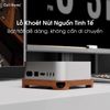 Giá đỡ gỗ cho Mac Mini M4/M4 Pro giá đỡ tản nhiệt gỗ tự nhiên sang trọng chống bụi