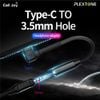 Type-C to 3.5mm Headphone Jack chuyển đổi Plextone Chính hãng tối ưu chơi Game Mobile
