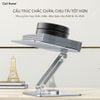 Giá đỡ MacBook cao 2 tầng xoay 360 độ hợp kim nhôm màu bạc