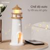 Đèn hải đăng chiếu trăng, đèn trang trí để bàn, phòng ngủ cảm biến chuyển động