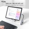 Hub chuyển đổi Type-C 5 in 1 cổng chuyển dữ liệu (1*USB-C 3.0; 1*USB-C 2.0; 1*HDMI 4K/30Hz; 1*PD 100W; 1* USB-C Data)