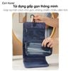 Túi đựng mỹ phẩm đồ cá nhân túi du lịch gấp gọn có móc treo tiện dụng