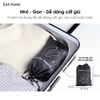 Gối cổ ngủ trưa văn phòng công thái học, gối tựa đầu bơm hơi chữ H kèm nón che mắt
