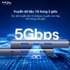 Hub chuyển đổi Type-C Baseus UltraJoy series kết nối 7 in 1 mở rộng (Type-C to USB3.0/ HDMI 4K60Hz/ VGA/ PD 100W)