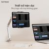 Tay Arm cho ipad, máy tính bảng, màn hình phụ hợp kim nhôm gắn bàn gấp gọn nâng hạ chắc chắn