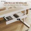Ngăn kéo ẩn gắn dưới bàn làm việc công thái học, ngăn kéo cao cấp 40x21cm cho bàn học gọn gàng