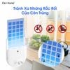 Đèn bắt muỗi gắn tường LED UV siêu nhỏ gọn không hóa chất