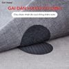 Pack 10 miếng dán Velcro 2 mặt cố định thảm, ga giường, đệm, sofa chống trượt và tái sử dụng