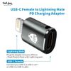 20W Lightning Female chuyển đổi sang Male PD Type-C sạc nhanh cho các thiết bị di động nhà Táo