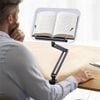Giá đỡ sách, máy tính bảng, Arm kẹp đầu giường cạnh bàn xoay 360 độ đa năng điều chỉnh mọi góc độ