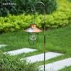 Đèn sân vườn năng lượng mặt trời móc treo Shepherd kim loại cổ điển sang trọng tự động chiếu sáng