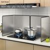 Tấm chắn dầu mỡ inox 304 gấp gọn, chống gỉ sét, bám bẩn, tấm chắn gió cho bếp