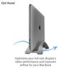 Đế dựng laptop dạng cong hợp kim nhôm giá để laptop kẹp Macbook Surface iPad Tablets để bàn làm việc