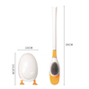 Bàn chải chà nhà vệ sinh toilet silicon đóng mở tự động vịt ngộ nghĩnh