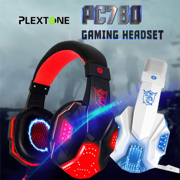 Tai Nghe Gaming Plextone PC780 Phiên Bản LED Bass HD Mic Chuyên game