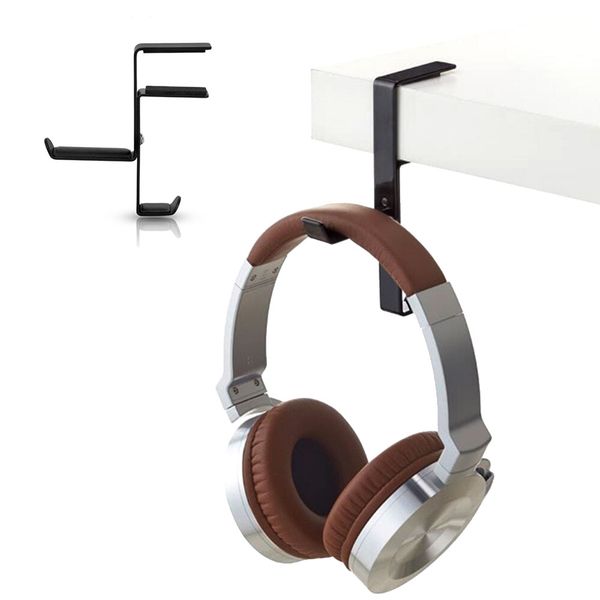 Giá đỡ tai nghe dưới bàn tiết kiệm không gian treo móc được cả hai chiều tiện lợi
