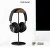 Giá đỡ tai nghe Headphone bằng gỗ óc chó với đế kim loại chống trượt