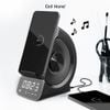 Đồng hồ báo thức để bàn WD-200 LED loa bluetooth có microphone đàm thoại tuỳ chỉnh âm Bass đế sạc không dây 10W tích hợp Radio FM