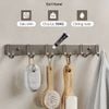 Móc treo quần áo dán tường inox 304 keo siêu dính không cần khoan
