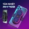 Tản nhiệt điện thoại sò lạnh AH-102 quạt kép, kẹp điện thoại tản nhiệt chơi game hỗ trợ chân đế giá đỡ Livestream
